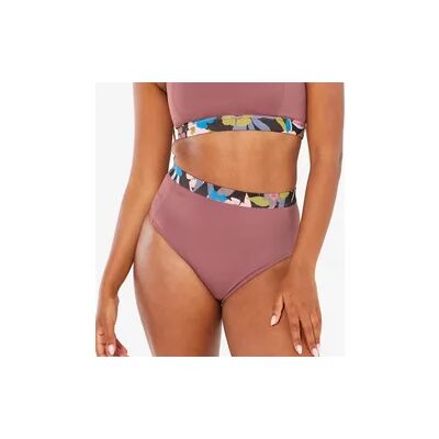 Decathlon Bikini-Hose Surfen Damen hoher Bund Rosa violett Decathlon Bikini-Hose Surfen Damen hoher Bund Rosa violett