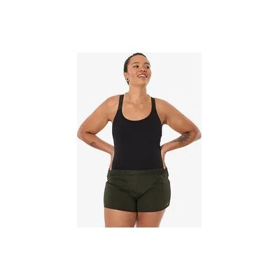 Decathlon Badeanzug Shorty Aquagym Damen weit - Sofi Sono schwarz/khaki Decathlon Badeanzug Shorty Aquagym Damen weit - Sofi Sono schwarz/khaki