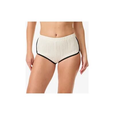 Decathlon Bikini-Hose Shorts Damen hoher Taillenbund Caro Bonbon weiß Decathlon Bikini-Hose Shorts Damen hoher Taillenbund Caro Bonbon weiß
