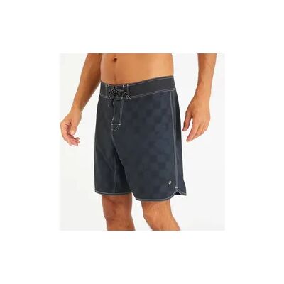 Decathlon Boardshorts Herren halblang 18" 500 Checky schwarz Decathlon Boardshorts Herren halblang 18" 500 Checky schwarz