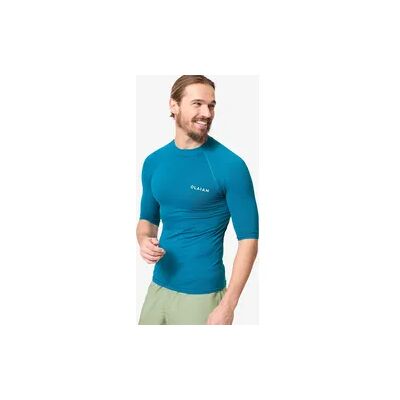 Decathlon UV-Shirt Surfen Herren kurzarm 100 blau Decathlon UV-Shirt Surfen Herren kurzarm 100 blau