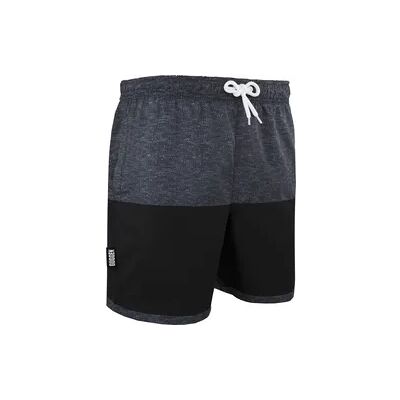 GUGGEN Mountain 1805 Herren Badehose mit Muster Grau Schwarz Boardshorts GUGGEN Mountain 1805 Herren Badehose mit Muster Grau Schwarz Boardshorts
