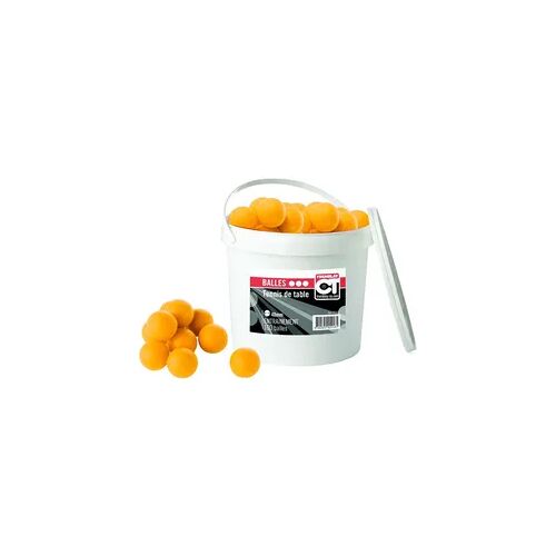 Eimer mit 90 Tischtennisbällen Tremblay orange No Size