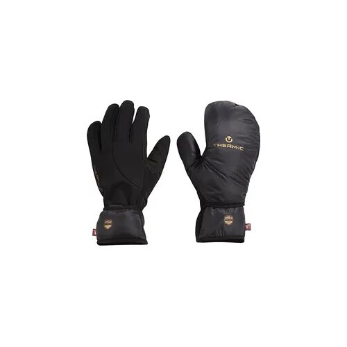 Therm-ic Warme und starke Handschuhe mit isolierender Überfäustling - Touring Versatile schwarz 6,5