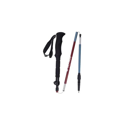 Wanderstock Alpinus Aosta blau rot 130 CM