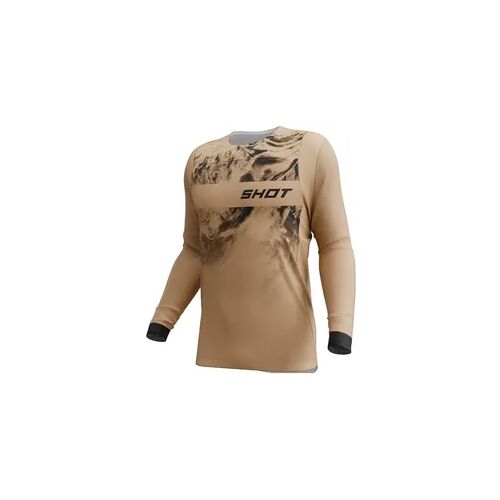 SHOT RACE GEAR Trikot Shot Station Charge Gold schwarz gelb M