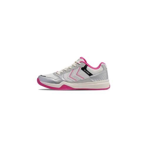 Hallenschuh All Court Innenbereich Damen HUMMEL rosa weiß 49 (UK 14)