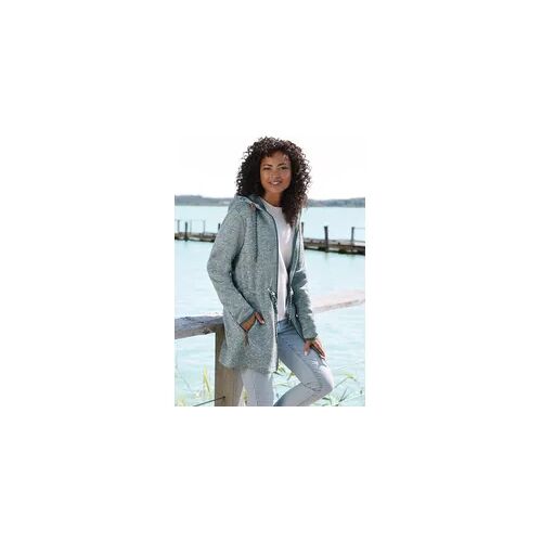 LASCANA Damen Fleecejacke blau XS