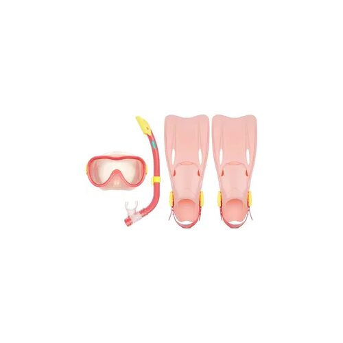 WAIMEA Tauchset / Schnorchelset Kinder Maske / Schnorchel / Flossen - Pink rosa 35/38