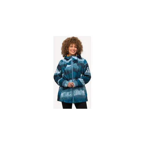 ULLA POPKEN Damen HYPRAR 2-in-1-Fitnessjacke wasserdicht 2-Wege-Zipper blau DE 46 / FR 46 (UK 18)