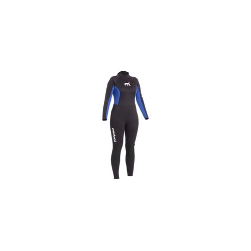 Mistral Neoprenanzug Surfen Mistral Ocean 4/3 mm Damen schwarz/blau, EINHEITSFARBE, S