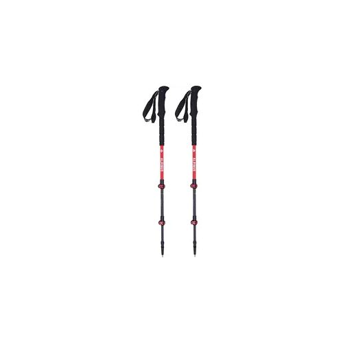 Wanderstock Alpinus Dhaulagiri schwarz rot 135 CM