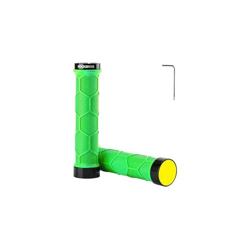Grüne Rockbros Fahrradgriffe mit Reflektor Einheitsfarbe ONE SIZE