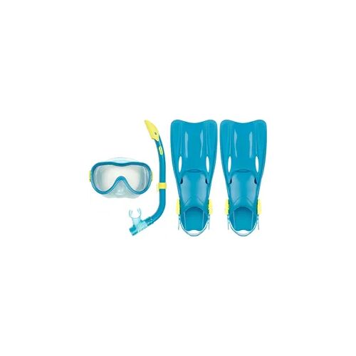 WAIMEA Tauchset / Schnorchelset Kinder Maske / Schnorchel / Flossen - Blau blau 35/38