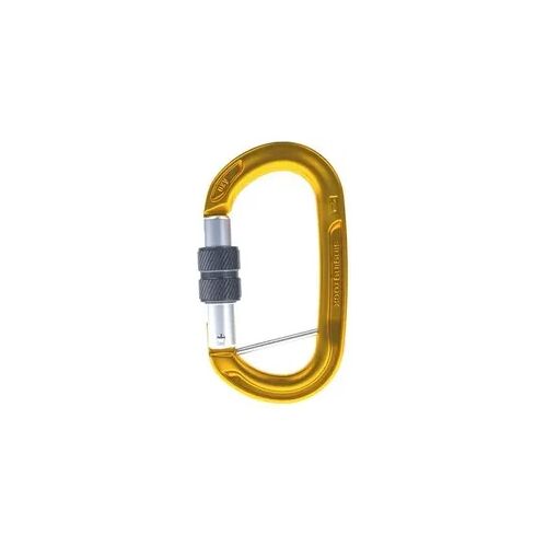 Ovaler Mousqueton Singing Rock OXY BC Duraluminium gold 76 g Schlüsselverschluss gelb NO SIZE