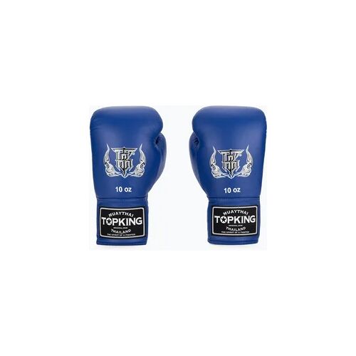 Top King Muay Thai Pro Boxhandschuhe blau 10 OZ