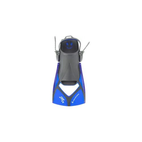 Aqua Sphere Aquasphere Zip VX Schwimmtrainingsflossen – Blau/Schwarz – Groß blau L
