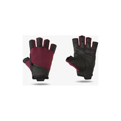 Domyos Trainingshandschuhe strapazierfähig - bordeaux/schwarz Domyos Trainingshandschuhe strapazierfähig - bordeaux/schwarz