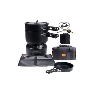 SKANDIKA Campingkocher Hybrid Rask SET - 2 in 1 Betrieb mit Strom oder Gas - Piezozündung SKANDIKA Campingkocher Hybrid Rask SET - 2 in 1 Betrieb mit Strom oder Gas - Piezozündung