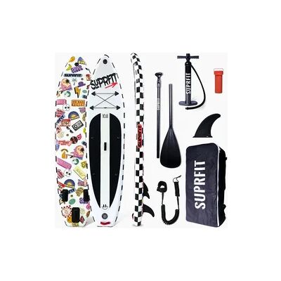 Suprfit Stand-Up Paddling Board Funny Stickers – White Suprfit Stand-Up Paddling Board Funny Stickers – White