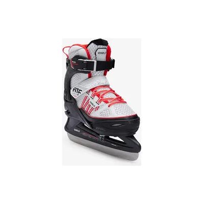OXELO Schlittschuhe Fit 500 Kinder grau/rot OXELO Schlittschuhe Fit 500 Kinder grau/rot