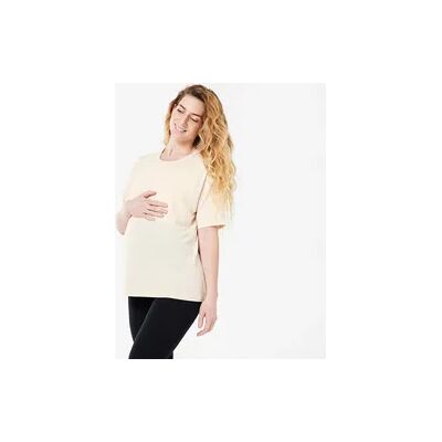 Domyos Yoga Schwangerschafts-T-Shirt Stillshirt - beige Domyos Yoga Schwangerschafts-T-Shirt Stillshirt - beige