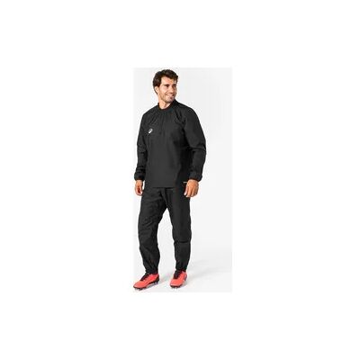 KIPSTA Damen/Herren Rugby Windjacke wasserdicht - R500 schwarz KIPSTA Damen/Herren Rugby Windjacke wasserdicht - R500 schwarz
