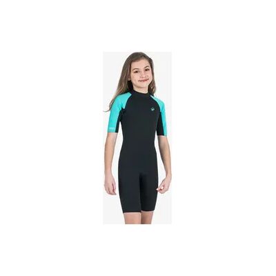 Decathlon Neopren Shorty Surfen Kinder Yulex 100 1,5 mm schwarz/türkis Decathlon Neopren Shorty Surfen Kinder Yulex 100 1,5 mm schwarz/türkis