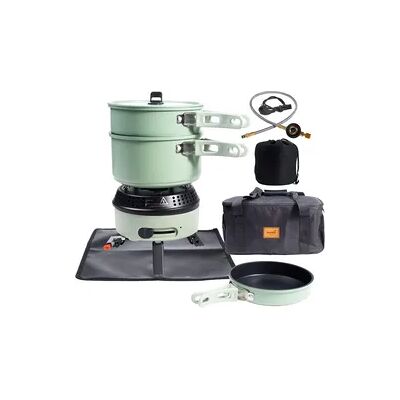 SKANDIKA Campingkocher Hybrid Rask SET - 2 in 1 Betrieb mit Strom oder Gas - Piezozündung SKANDIKA Campingkocher Hybrid Rask SET - 2 in 1 Betrieb mit Strom oder Gas - Piezozündung