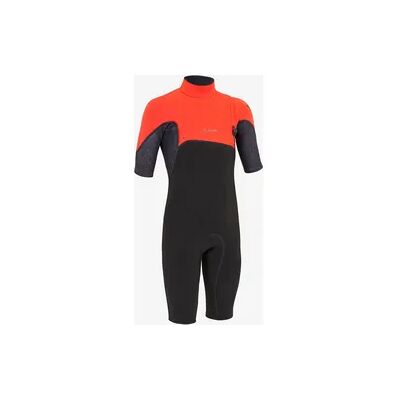 Olaian - 900 Junior - Schwarz Rot - Wetsuit Shorty Olaian - 900 Junior - Schwarz Rot - Wetsuit Shorty