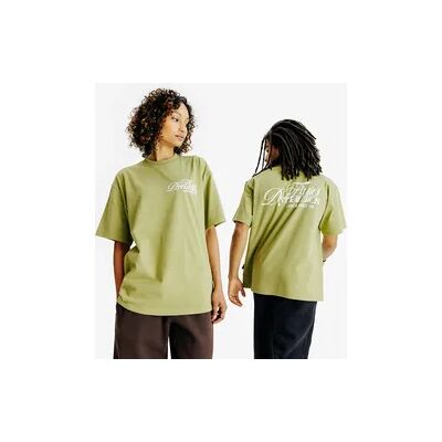 Decathlon T-Shirt Damen/Herren Grafik - khaki Decathlon T-Shirt Damen/Herren Grafik - khaki