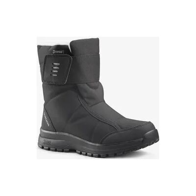 QUECHUA Winterstiefel Damen warm wasserdicht Klett Winterwandern - NH100 schwarz QUECHUA Winterstiefel Damen warm wasserdicht Klett Winterwandern - NH100 schwarz
