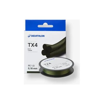 CAPERLAN Multifilschnur TX4 geflochten khaki Spinnfischen CAPERLAN Multifilschnur TX4 geflochten khaki Spinnfischen