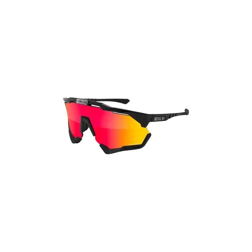 Brillen Scicon Aeroshade XL SCNPP black gloss rot No Size