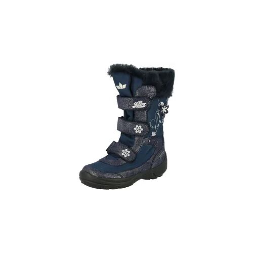 Winterschuh wasserdicht atumgsaktiv  Mädchen Klettverschluss LICO Mary V blau 31 (UK 12)