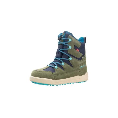 Trollkids Kinder Winterstiefel Finnmark Tannengrün/Mystisches Blau blau grün 34 (UK 1)
