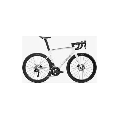 VAN RYSEL Race Rennrad RCR-R CF Shimano 105 Di2 2x12 Powermeter weiß VAN RYSEL Race Rennrad RCR-R CF Shimano 105 Di2 2x12 Powermeter weiß