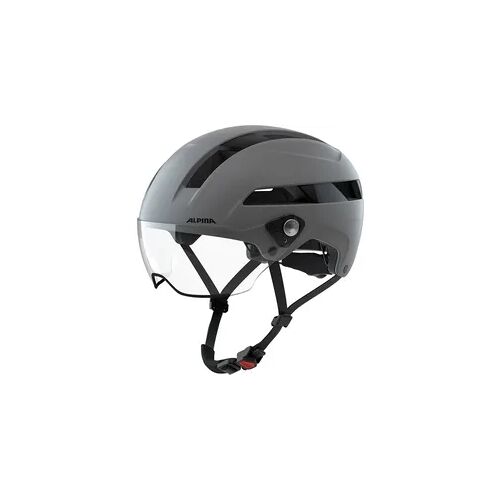 Alpina Olympischer Sportbekleidung Urban Helm Soho Visor 51-56 Matt Grau grau 51- 56 CM