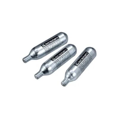 Birzman Zacoo CO2 bottle 16g, CNC-finished body, 3 PCS/SET silver Birzman Zacoo CO2 bottle 16g, CNC-finished body, 3 PCS/SET silver