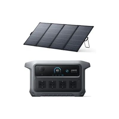 Kit Powerstation Anker C2000 Gen 2 mit Bifaziales Solarpanel 400 W (0% MwSt) Kit Powerstation Anker C2000 Gen 2 mit Bifaziales Solarpanel 400 W (0% MwSt)