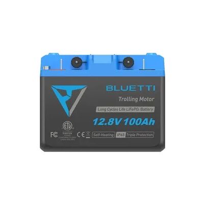 Bluetti B1210 LiFePO4 Trolling-Motor-Batterie 12,8V 100Ah angepasst an RV5-System Bluetti B1210 LiFePO4 Trolling-Motor-Batterie 12,8V 100Ah angepasst an RV5-System