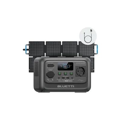 BLUETTI Solar Generator Elite 30 V2 mit 60W Solarmodul , 288Wh Powerstation für Camping BLUETTI Solar Generator Elite 30 V2 mit 60W Solarmodul , 288Wh Powerstation für Camping