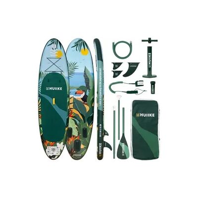 HUIIKE Stand Up Paddling Board Aufblasbar 10’ Inklusive Zubehör, bis 130 kg, Grün HUIIKE Stand Up Paddling Board Aufblasbar 10’ Inklusive Zubehör, bis 130 kg, Grün