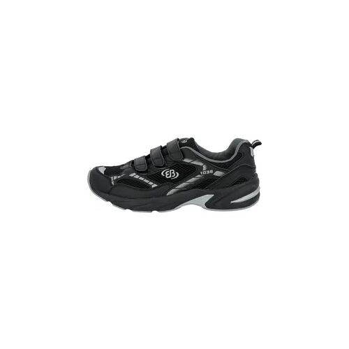 Laufschuh Herren Klettverschluss Brütting Force V schwarz 39 (UK 5)