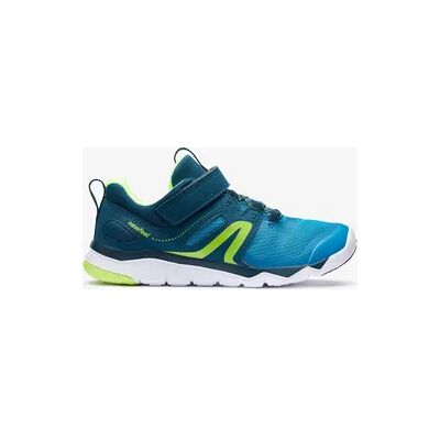 Decathlon Fitnessschuhe Sneaker Kinder Klett leicht atmungsaktiv - PW540 blau/grün Decathlon Fitnessschuhe Sneaker Kinder Klett leicht atmungsaktiv - PW540 blau/grün