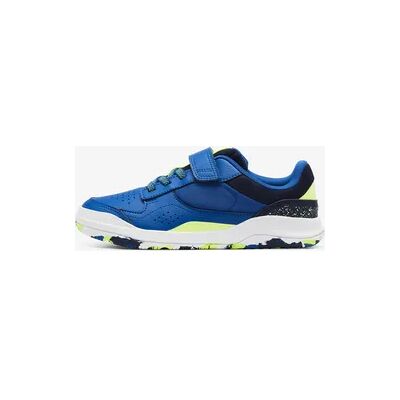 Decathlon Fitnessschuhe Sneaker Kinder Klettverschluss robust - Playventure Yard blau/gelb Decathlon Fitnessschuhe Sneaker Kinder Klettverschluss robust - Playventure Yard blau/gelb