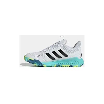 Damen/Herren Handball Hallenschuhe - adidas Court Flight weiß/gelb/blau Damen/Herren Handball Hallenschuhe - adidas Court Flight weiß/gelb/blau