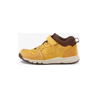 Decathlon Fitnessschuhe Sneaker Kinder Klettverschluss Leder - Protect 560 ocker/braun Decathlon Fitnessschuhe Sneaker Kinder Klettverschluss Leder - Protect 560 ocker/braun