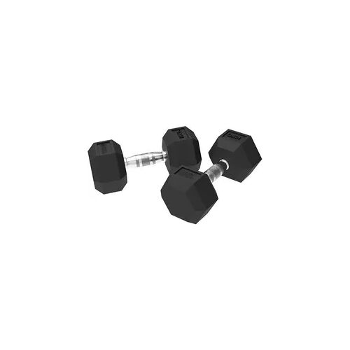 ION FITNESS Hexagonale Kurzhanteln 25 Kg (Paar) schwarz 25kg