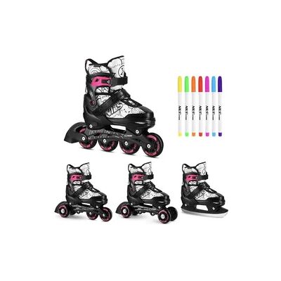Kinder-Inlineskates 4in1 NILS Extreme NH10907 TINTY, verstellbar mit Markern Kinder-Inlineskates 4in1 NILS Extreme NH10907 TINTY, verstellbar mit Markern